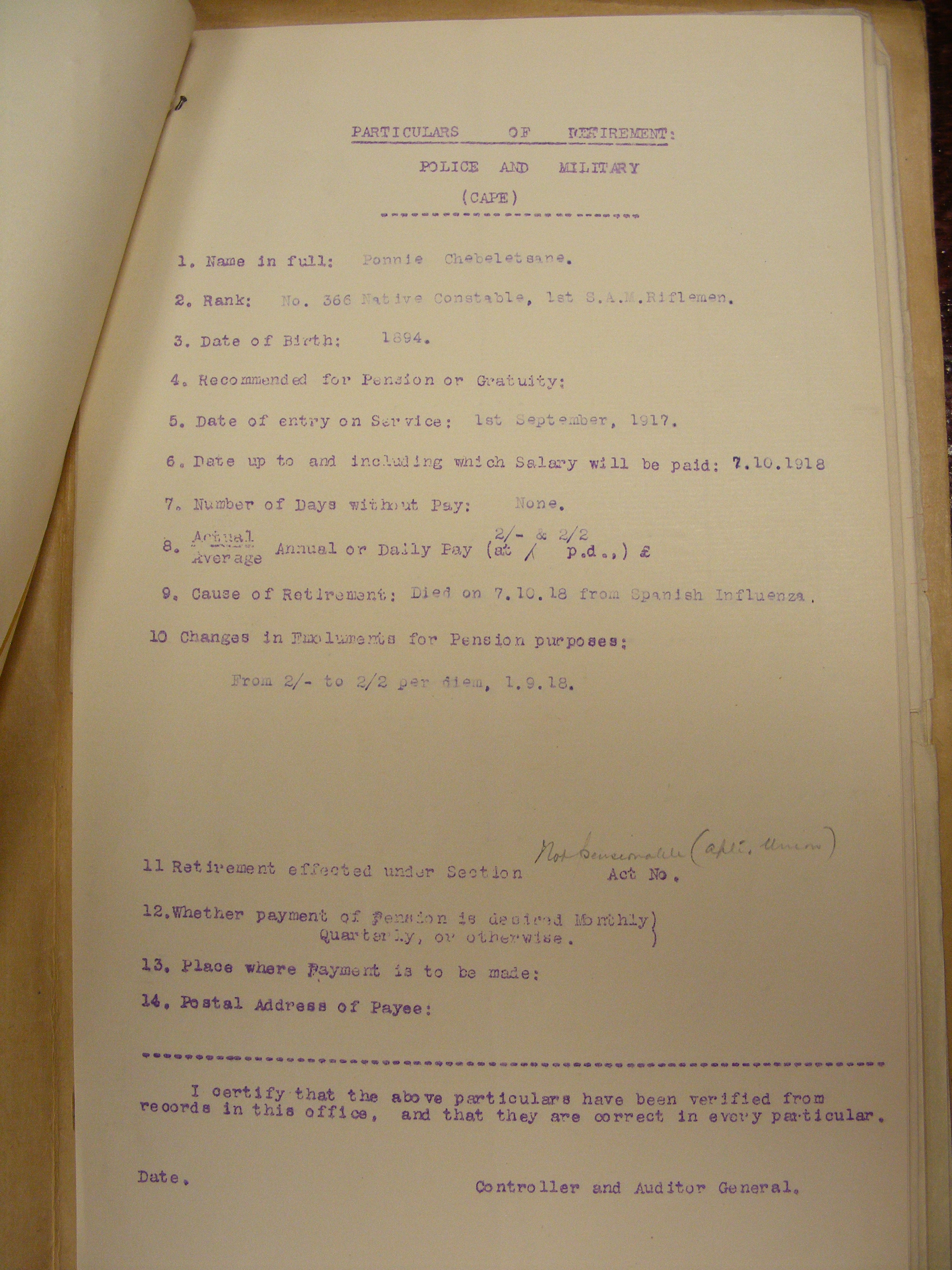 Photo from /search/photos/Archive WW1 Cards/Archive_SAMR/CHEBELETSANE P (366) SAMR/CHEBELETSANE 366_4.JPG